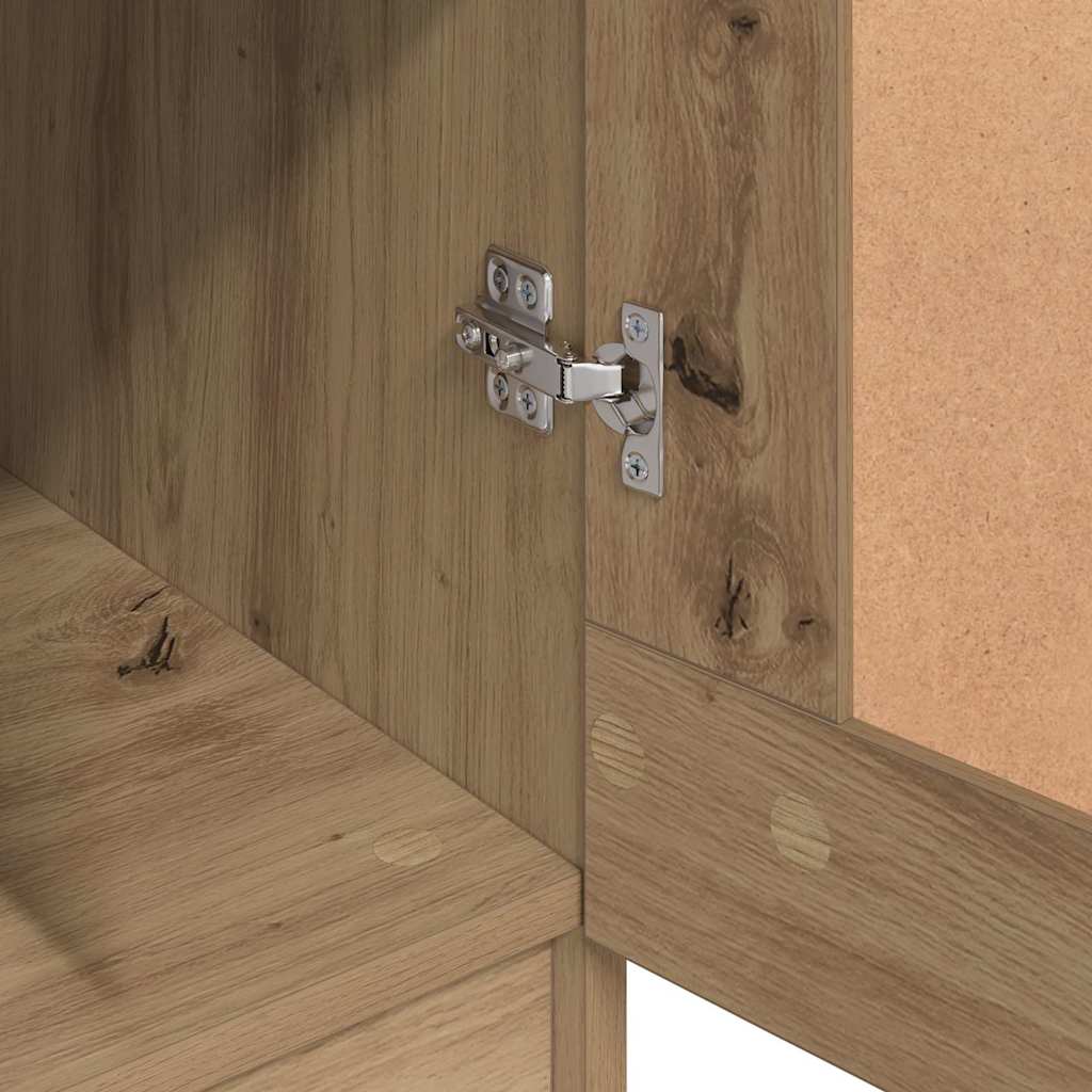 Guarda-roupa com prateleira artisian oak 82,5 x 51,5 x 180 cm
