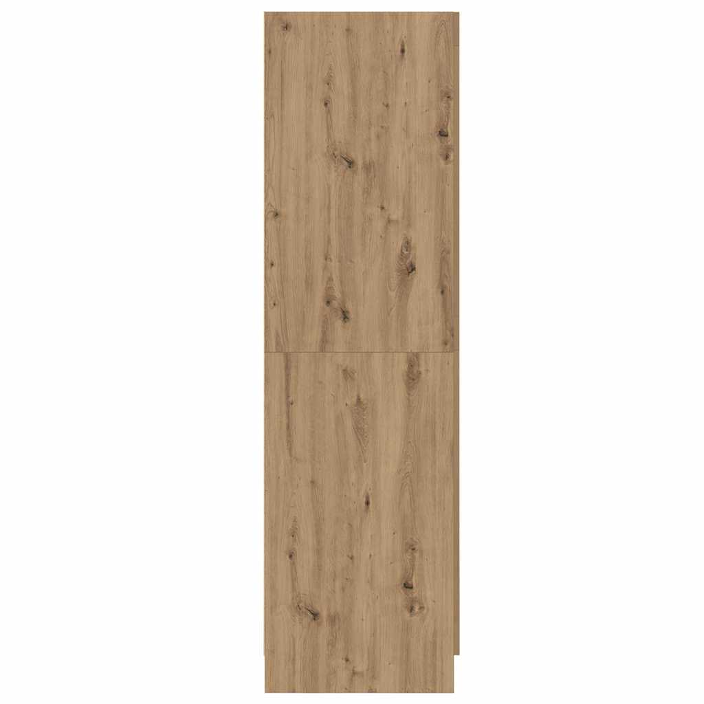 Guarda-roupa com prateleira artisian oak 82,5 x 51,5 x 180 cm