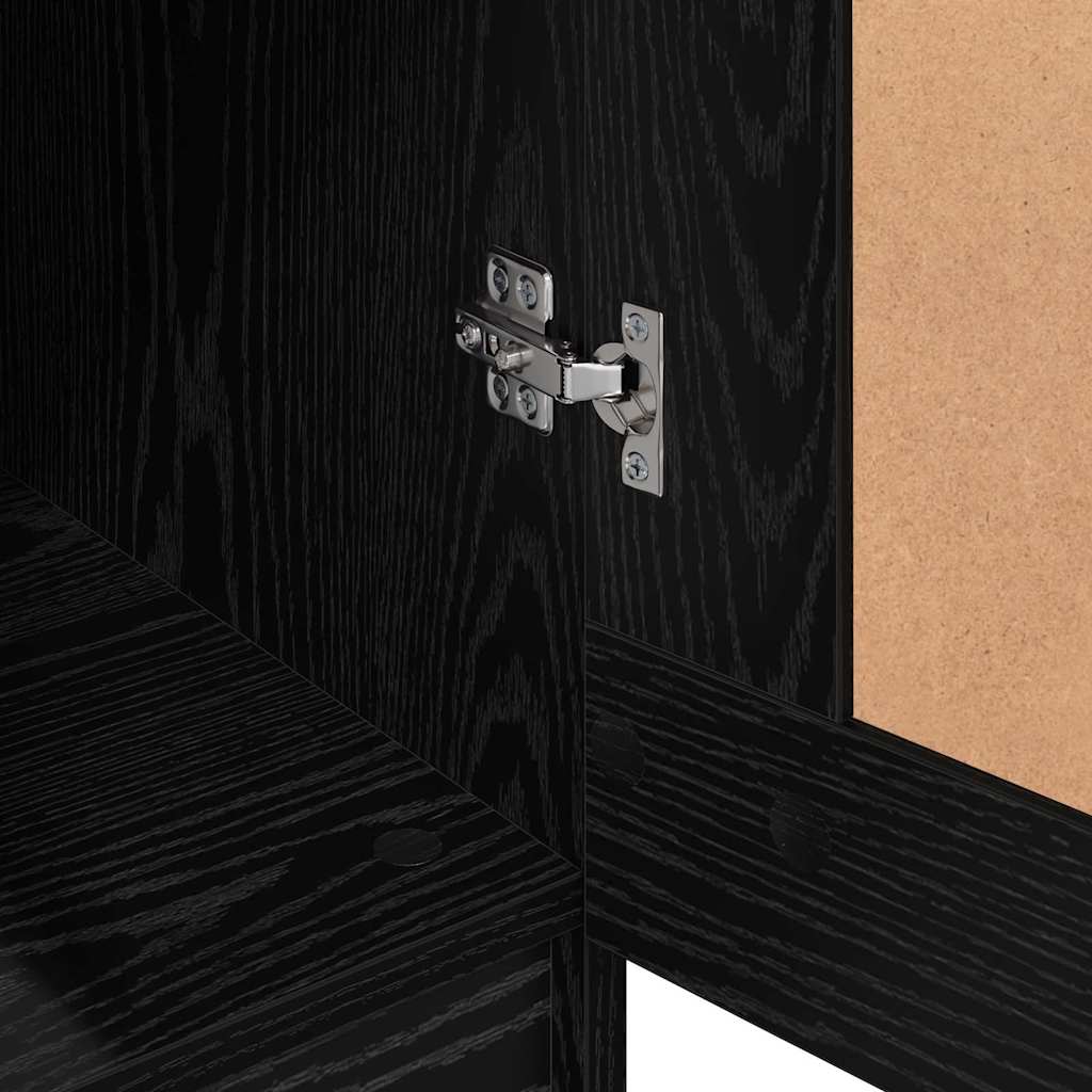 Guarda-roupa com prateleira Carvalho preto 82,5 x 51,5 x 180 cm