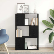 Centro de Entretenimento Preto 60 x 24 x 94 cm