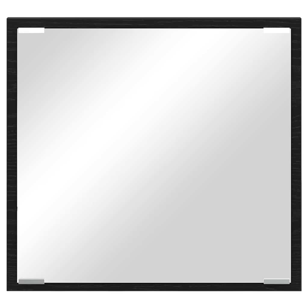 Espelho de banheiro LED Carvalho preto 40 x 8,5 x 37 cm