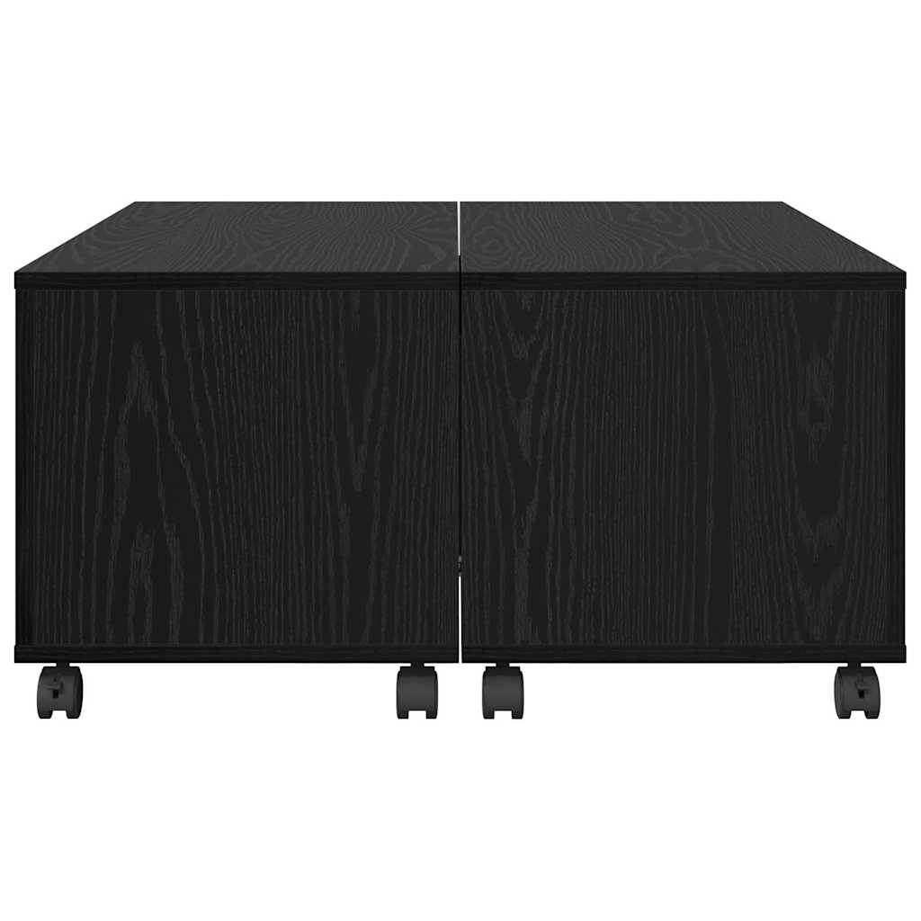 Mesa de centro Carvalho preto 75 x 75 x 38 cm