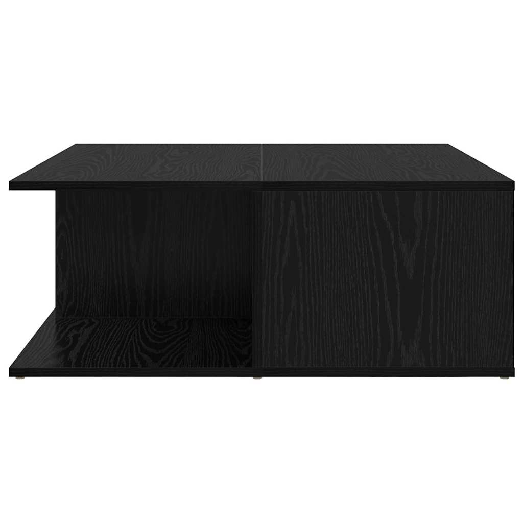 Mesa de centro com gaveta Carvalho preto 80 x 80 x 31 cm