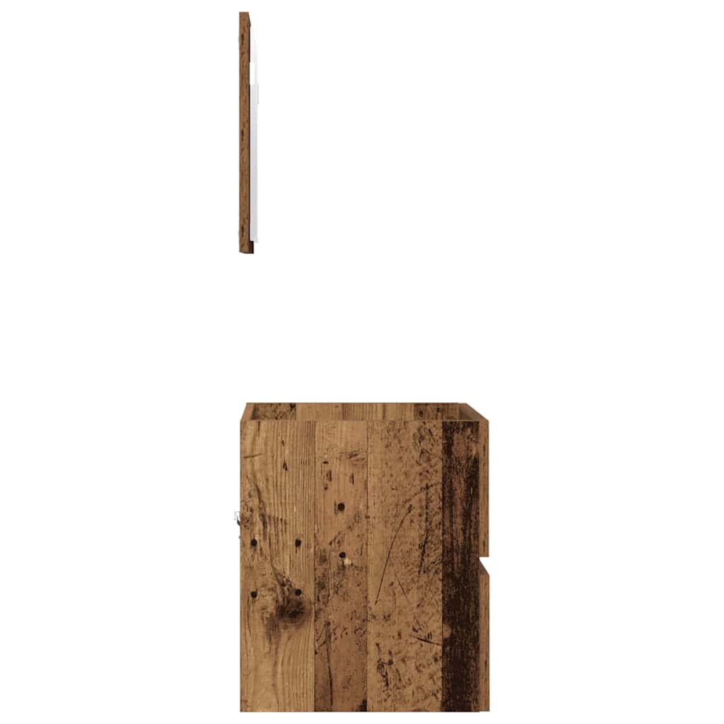 Armário de Banheiro com gaveta Madeira Antiga 41 x 38.5 x 45 cm