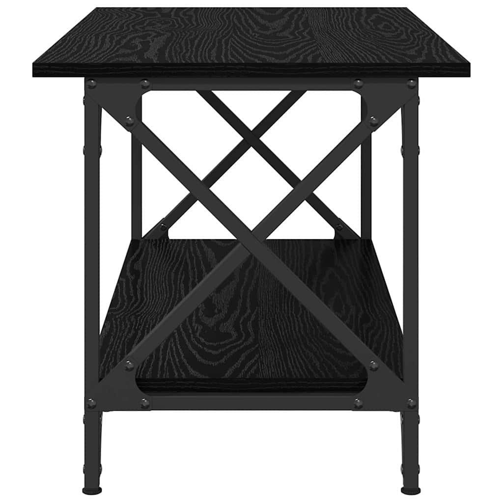 Mesa de centro Carvalho preto 80 x 45 x 45.5 cm