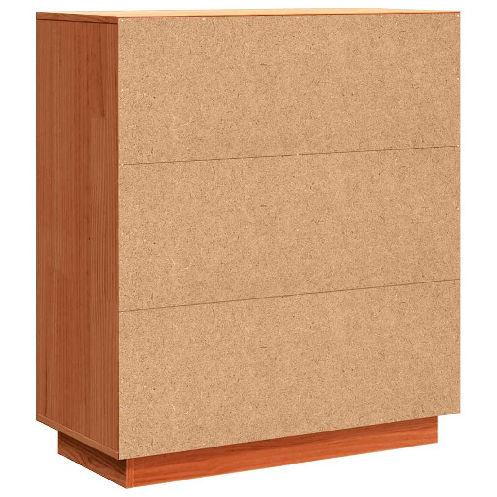 Buffet Castanho-mel 70 x 34 x 80 cm Madeira de pinho maciça