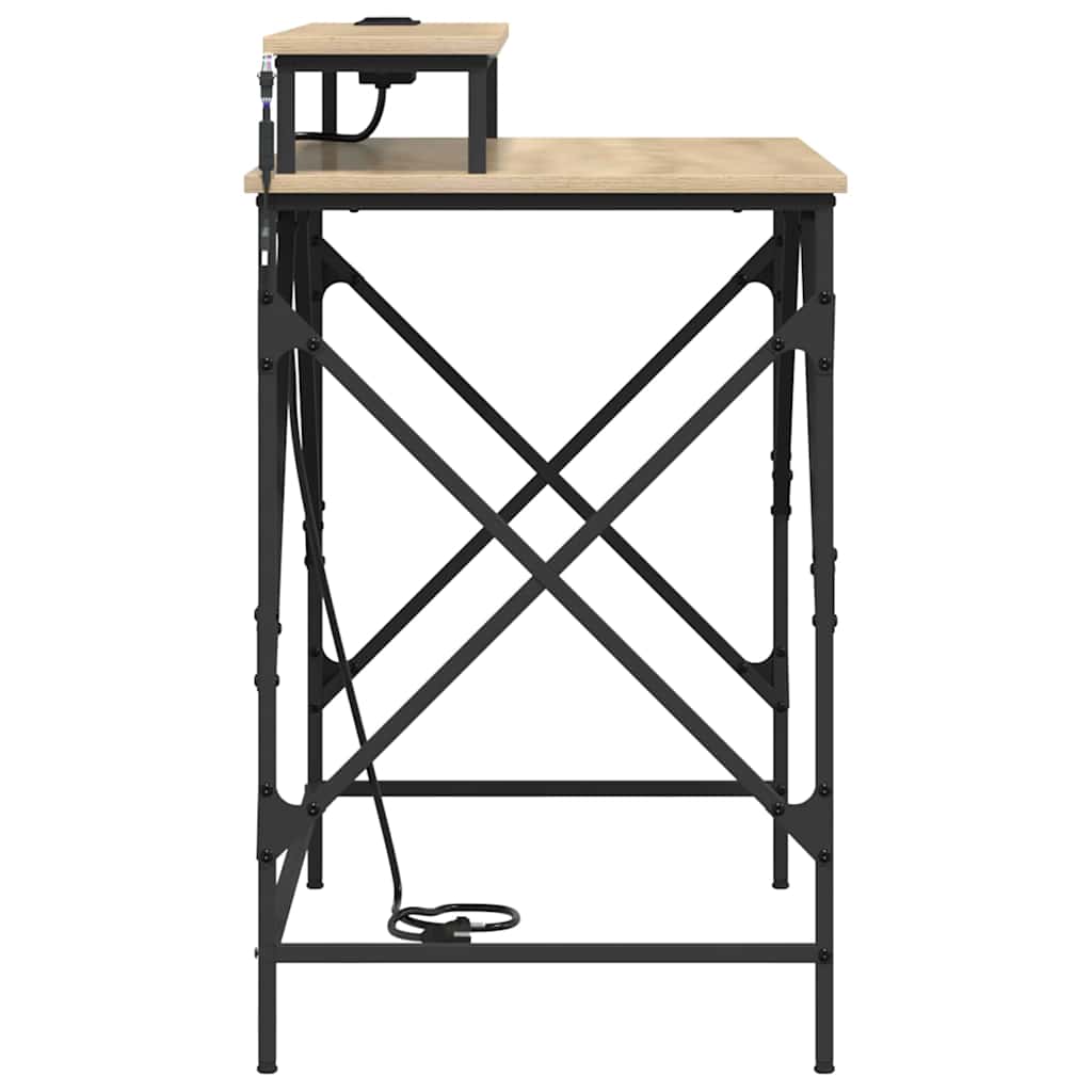 Mesa Carvalho sonoma 100 x 50 x 86.5 cm Madeira processada