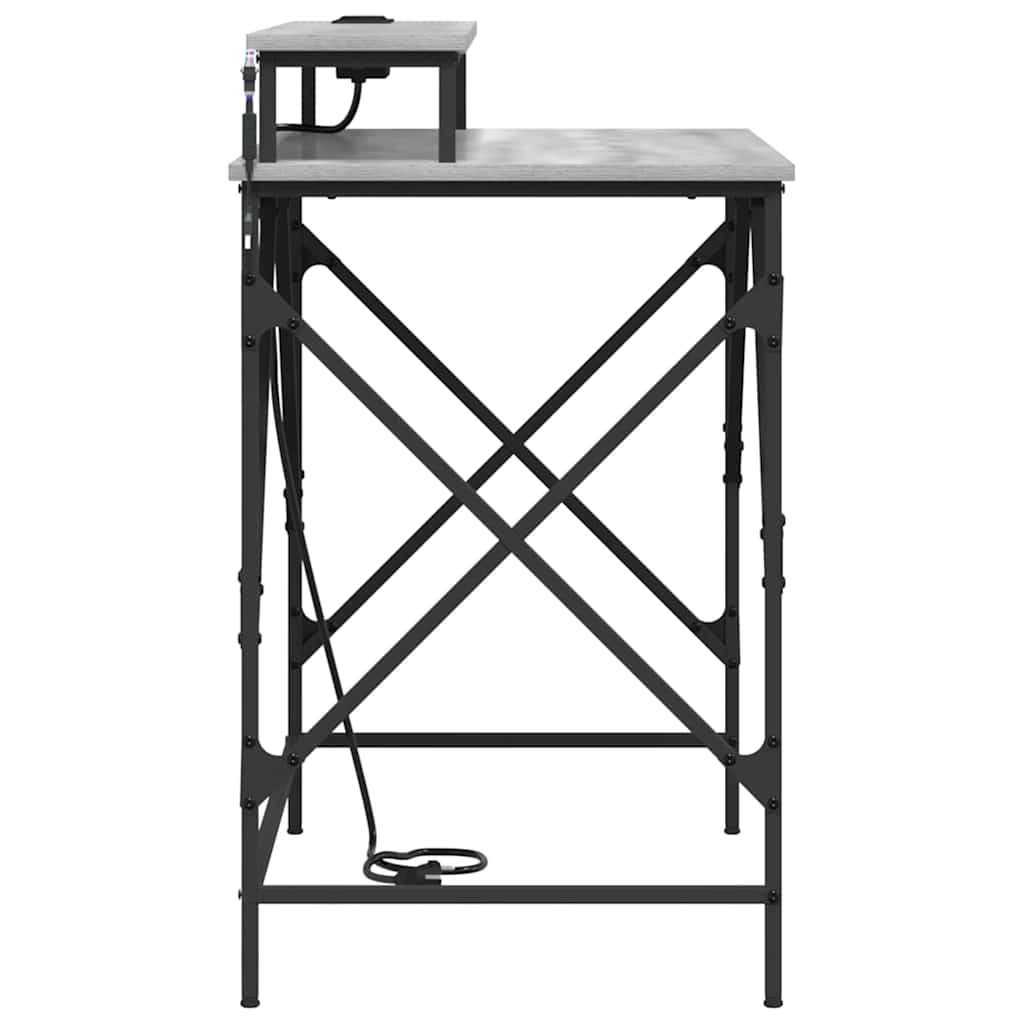 Mesa Sonoma cinzento 100 x 50 x 86.5 cm Madeira processada