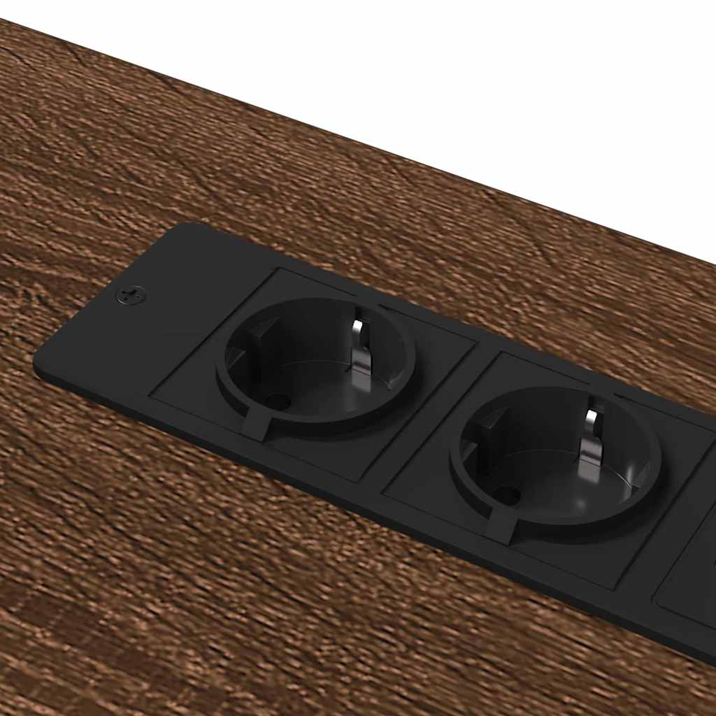 Mesa Carvalho castanho 100 x 50 x 86.5 cm Madeira processada