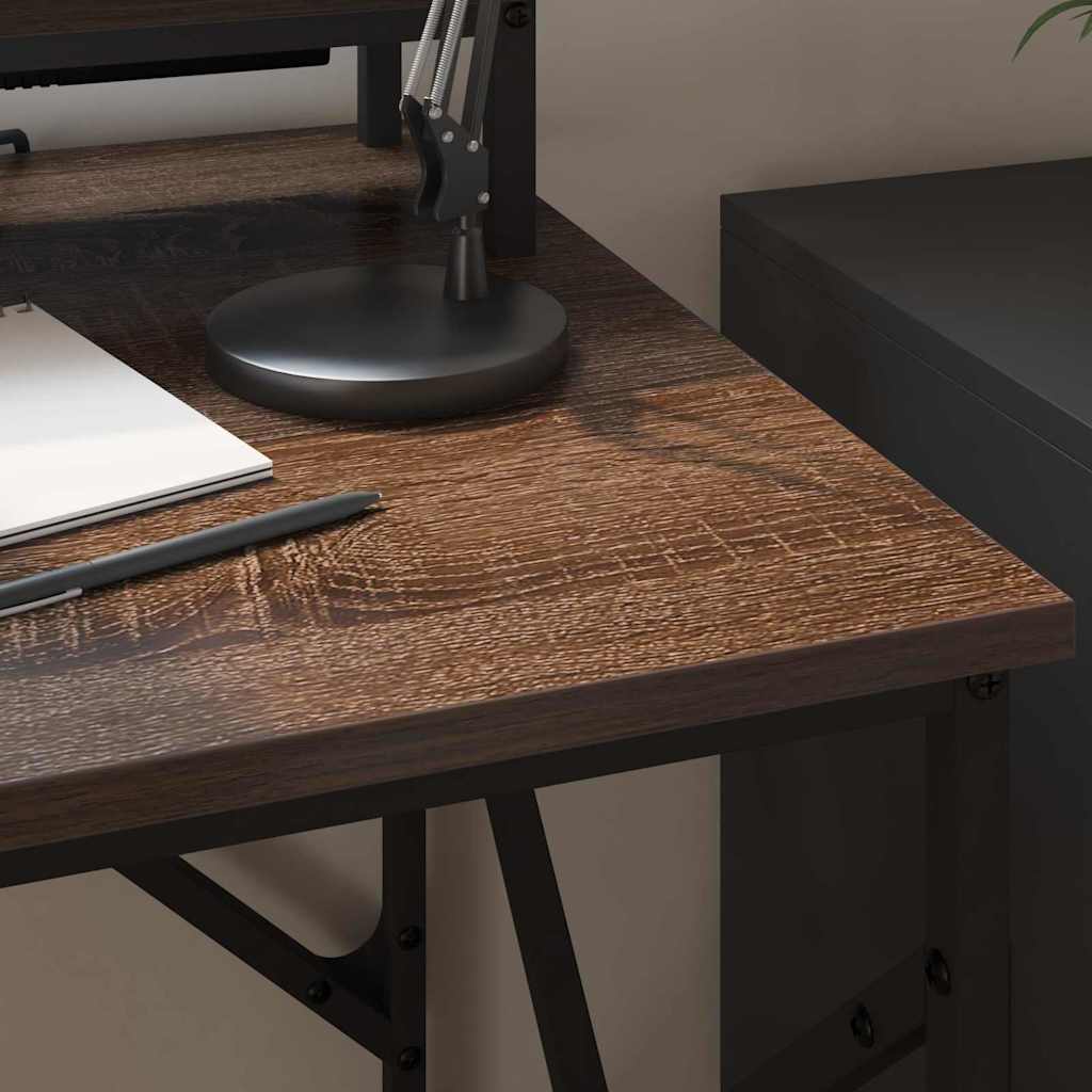 Mesa Carvalho castanho 100 x 50 x 86.5 cm Madeira processada