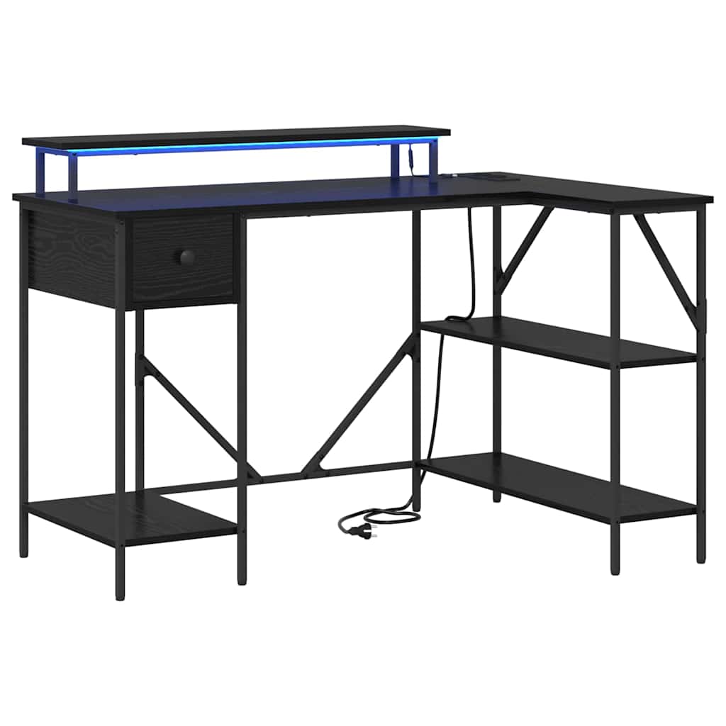 Mesa Carvalho preto 120 x 79 x 86.5 cm Madeira processada