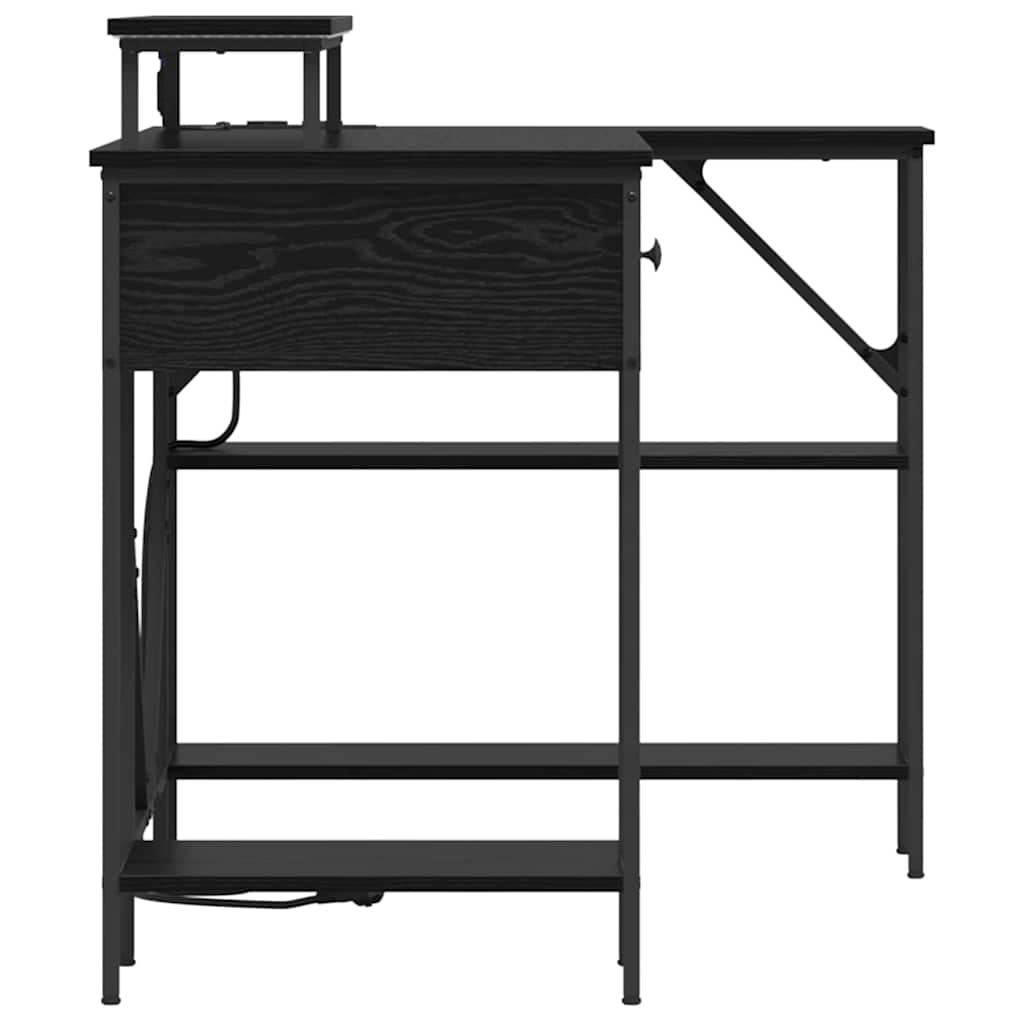 Mesa Carvalho preto 120 x 79 x 86.5 cm Madeira processada