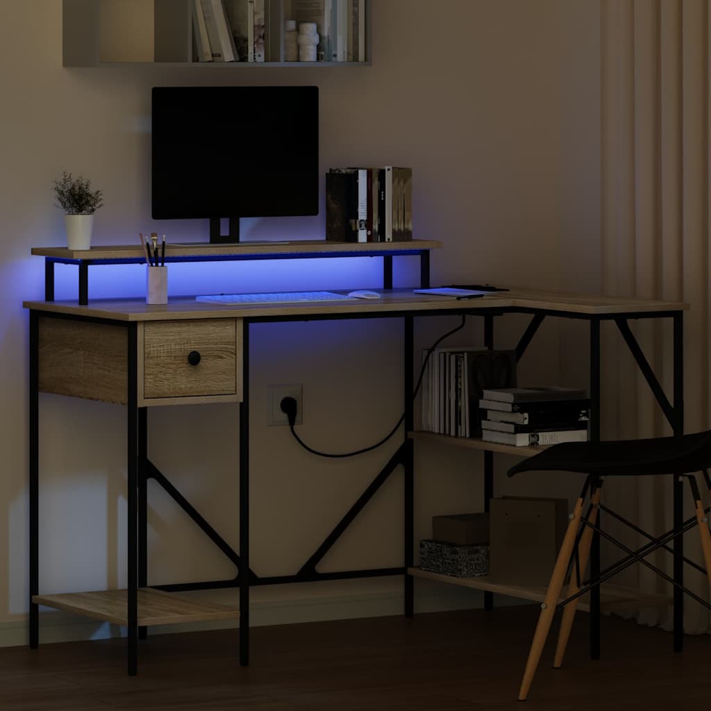 Mesa Carvalho sonoma 120 x 79 x 86.5 cm Madeira processada