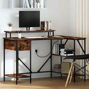 Mesa Carvalho fumado 120 x 79 x 86.5 cm Madeira processada