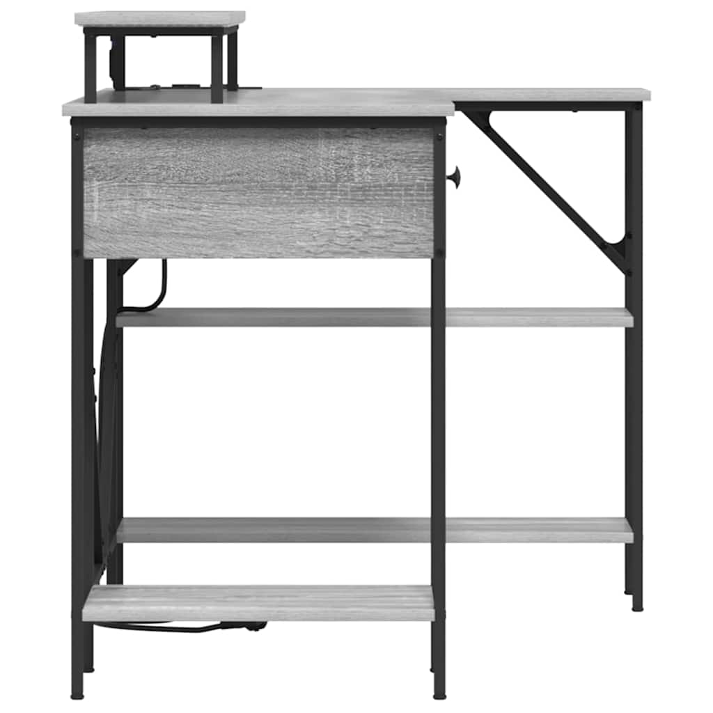 Mesa Sonoma cinzento 120 x 79 x 86.5 cm Madeira processada