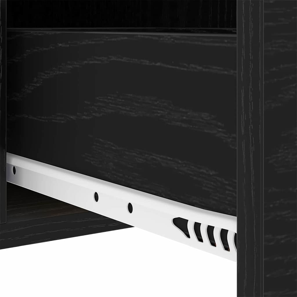 Mesa-de-cabeceira com gaveta Carvalho preto 30 x 48 x 61 cm