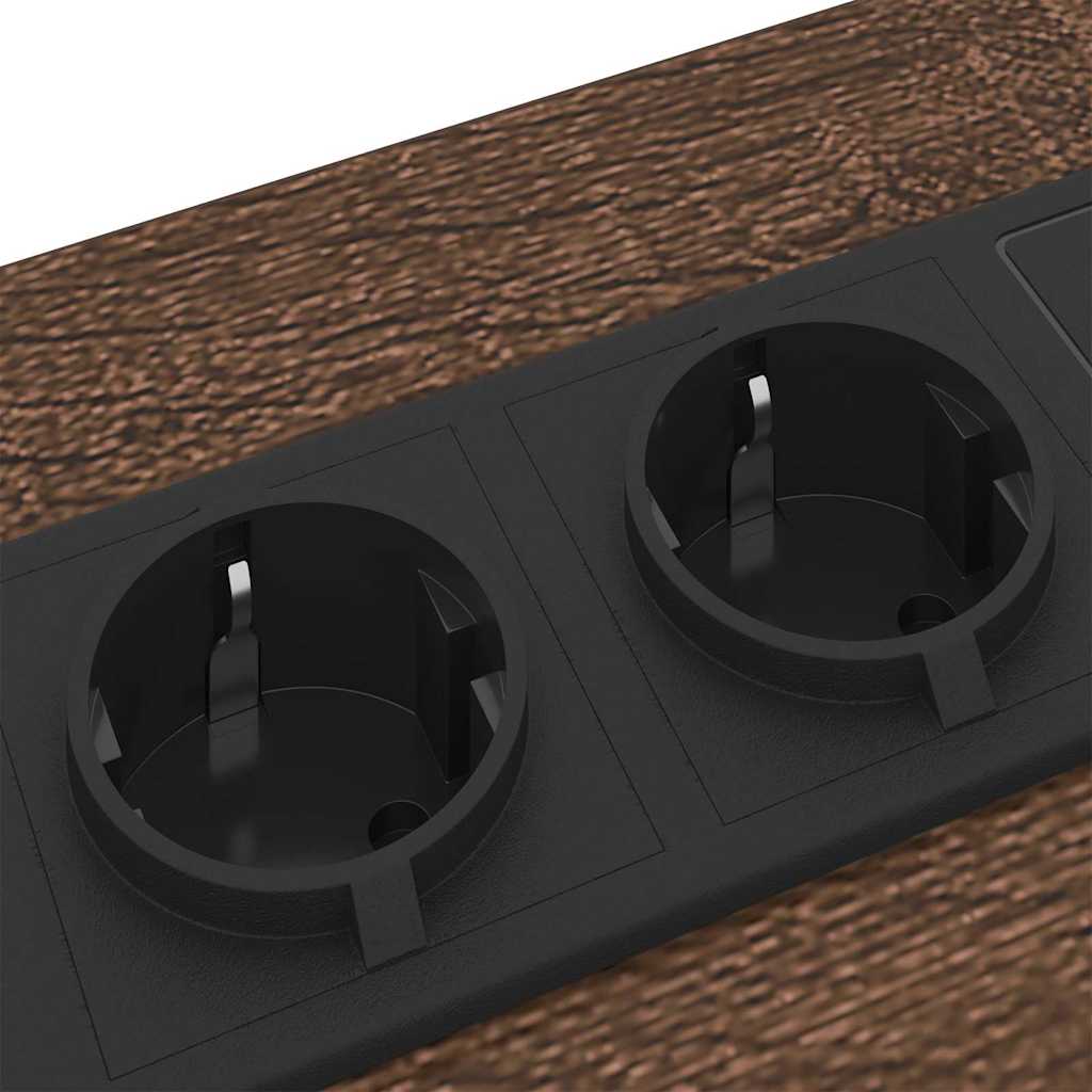 Mesa-de-cabeceira 2 pcs Carvalho castanho 30 x 48 x 61 cm