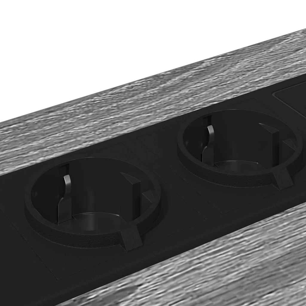 Armário de Cabeceira 2 pcs Sonoma cinzento 42 x 41 x 56 cm