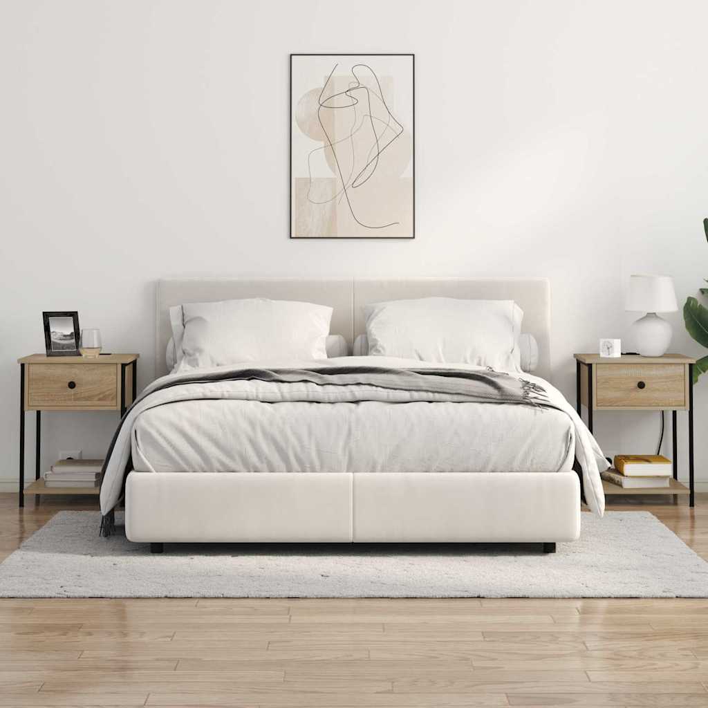 Armário Lateral com Estação de Carregamento Carvalho sonoma