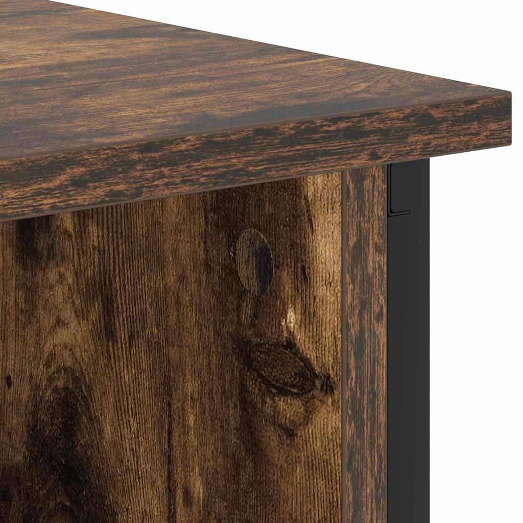 Armário de Cabeceira Carvalho fumado 38 x 31 x 61 cm