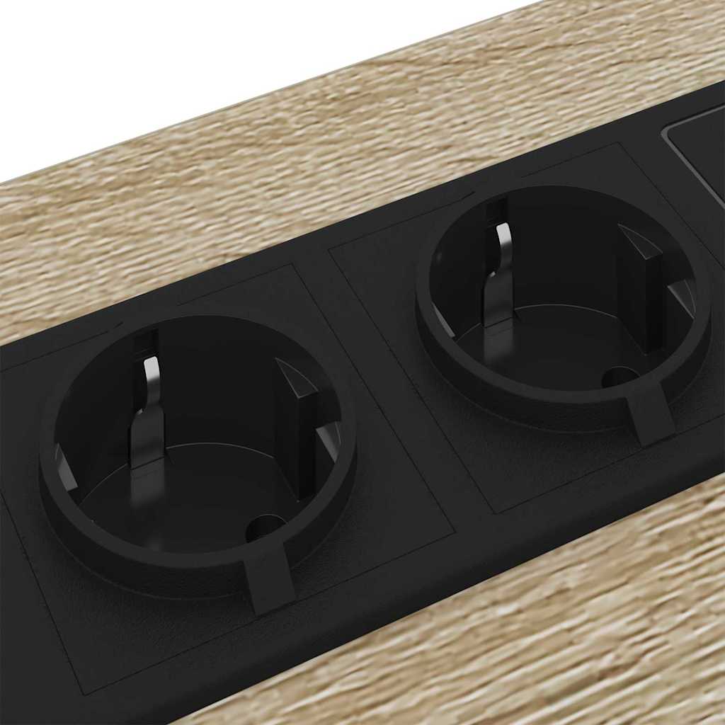 Armário de Cabeceira Carvalho sonoma Madeira processada