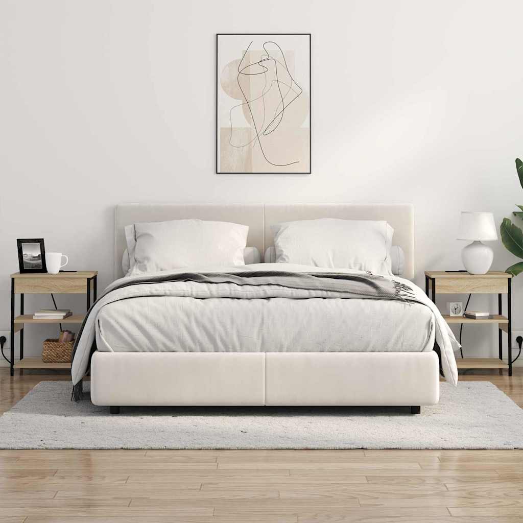 Armário de Cabeceira Carvalho sonoma Madeira processada