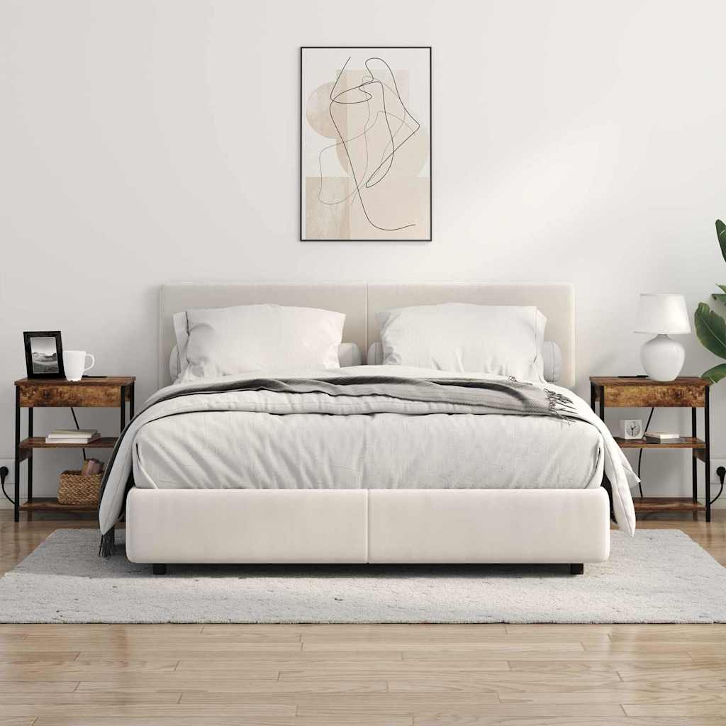 Armário de Cabeceira Carvalho fumado Madeira processada