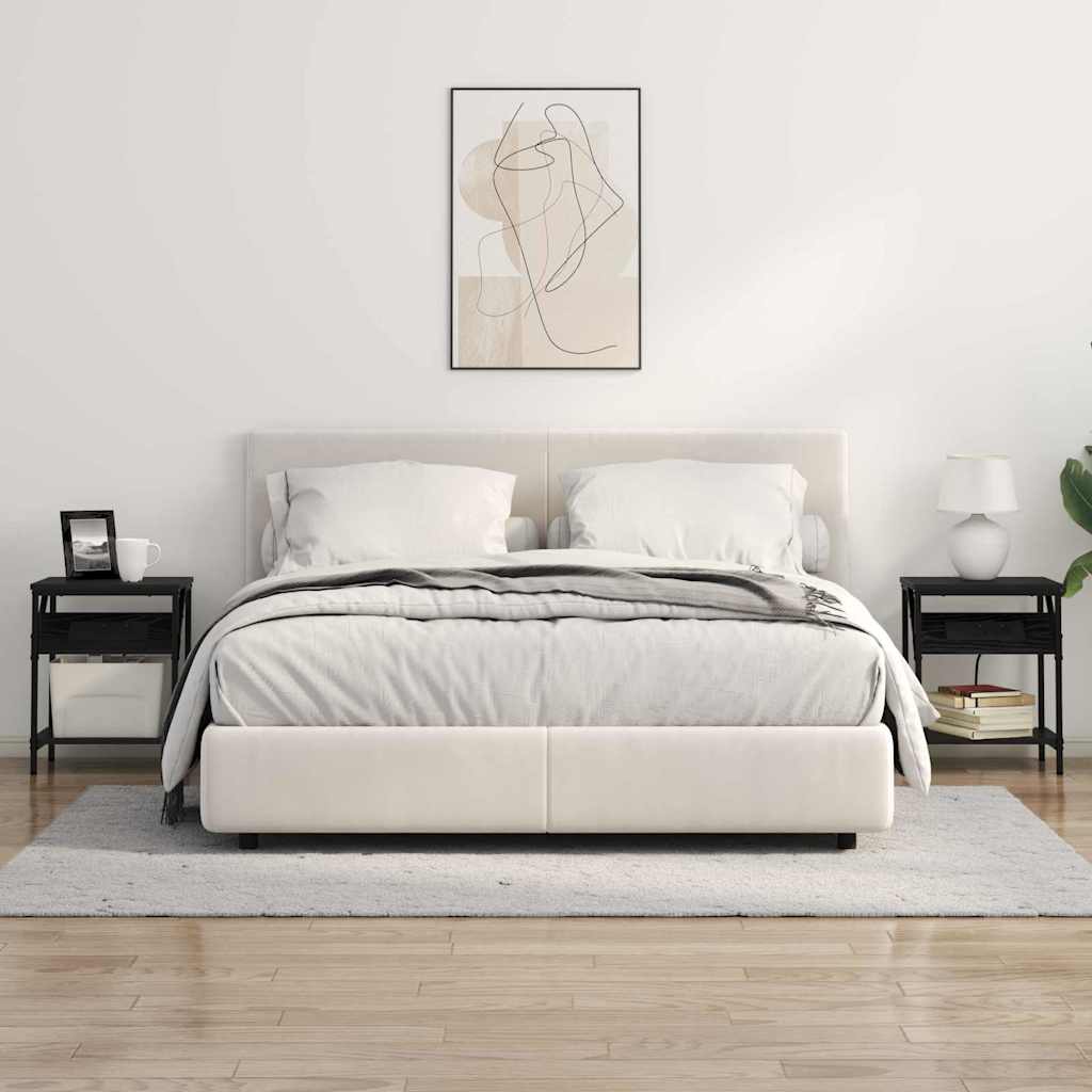 Mesa-de-cabeceira Carvalho preto 38 x 30 x 48 cm