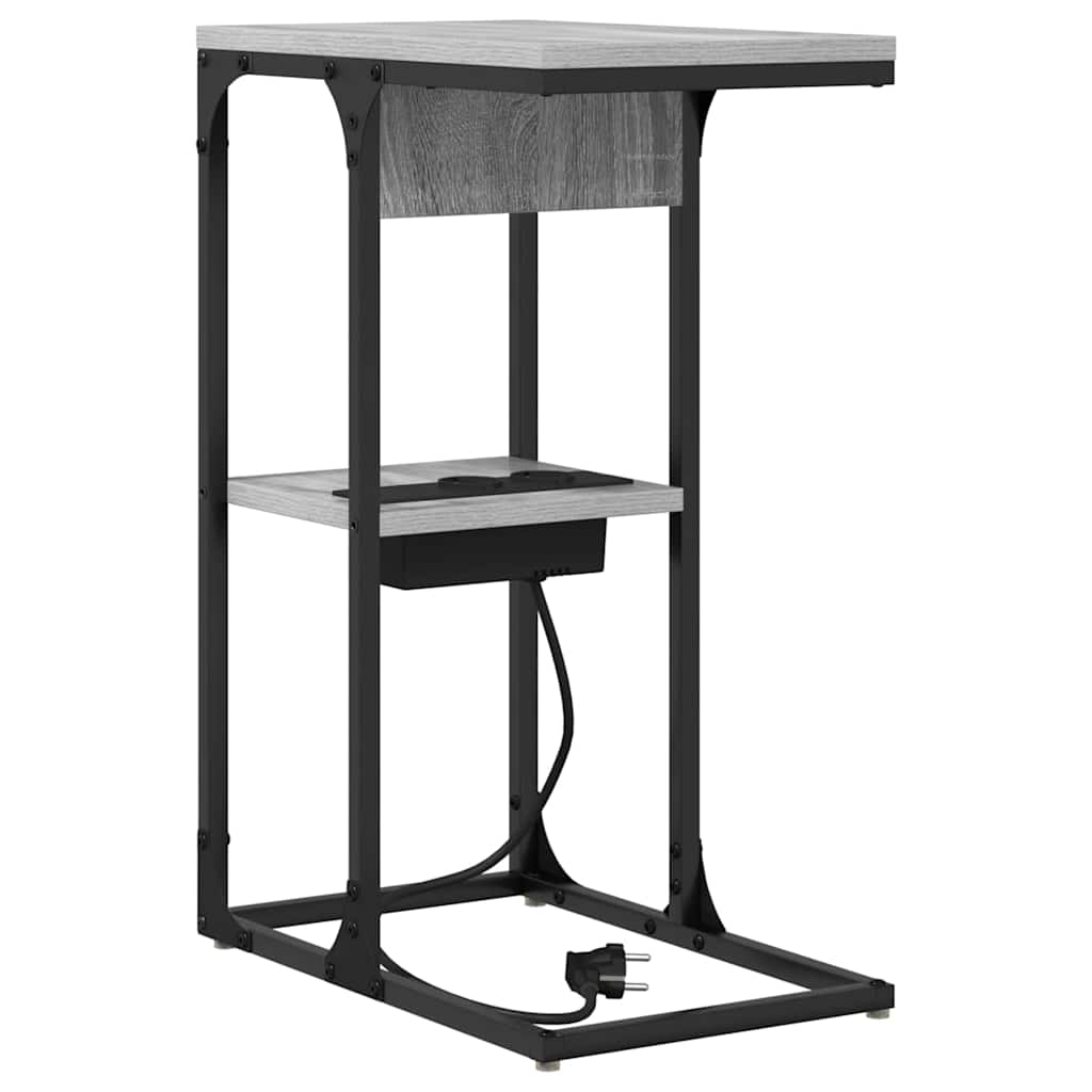 Mesa-de-cabeceira Sonoma cinzento 41.5 x 26 x 60.5 cm