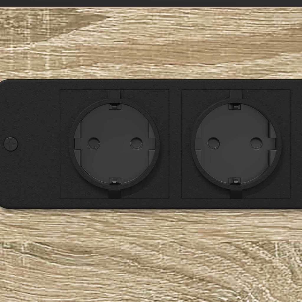 Mesa-de-cabeceira Carvalho sonoma Madeira processada