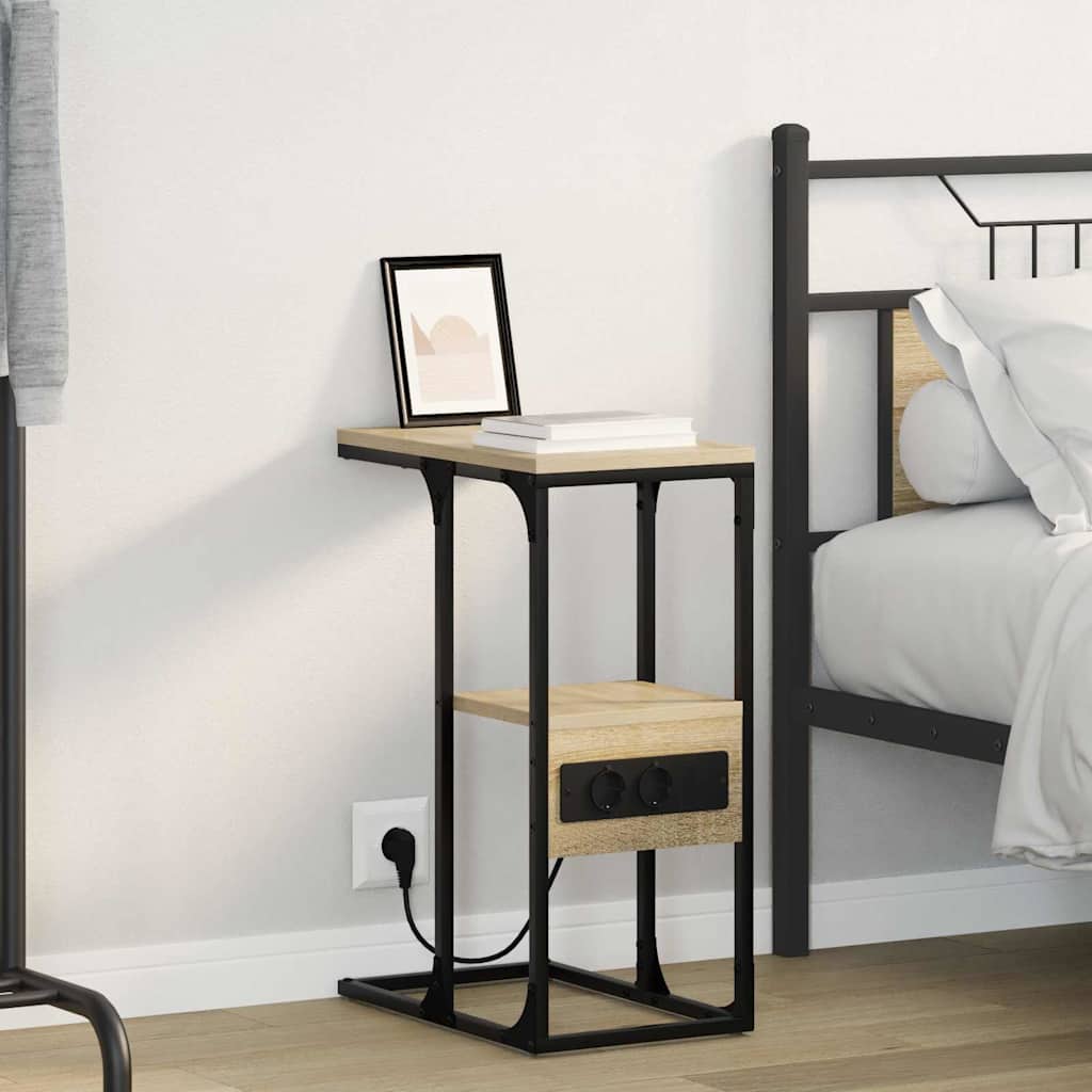 Armário de Cabeceira Carvalho sonoma 41.5 x 26 x 60.5 cm