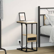 Armário de Cabeceira Carvalho sonoma 41.5 x 26 x 60.5 cm