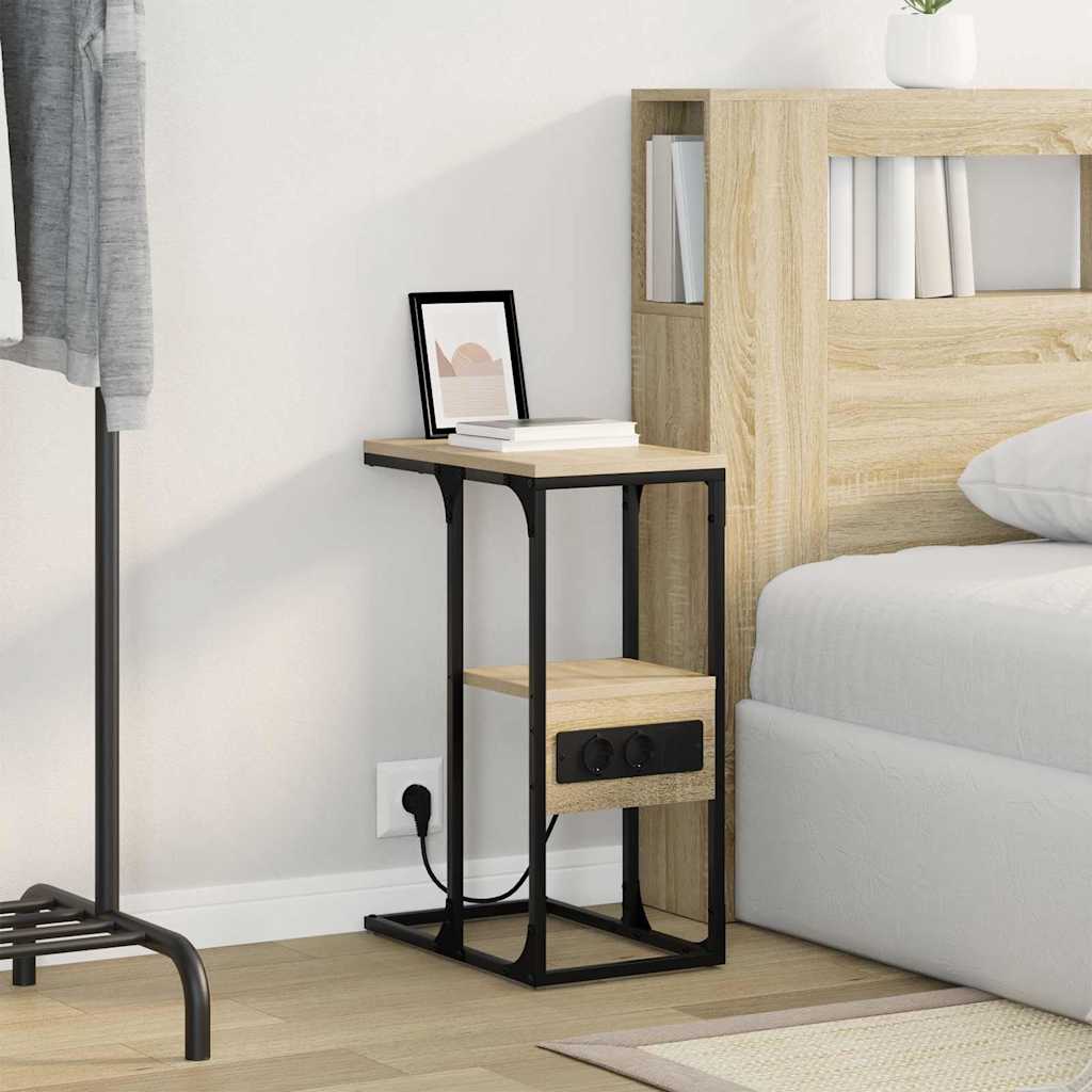 Armário de Cabeceira Carvalho sonoma 41.5 x 26 x 60.5 cm