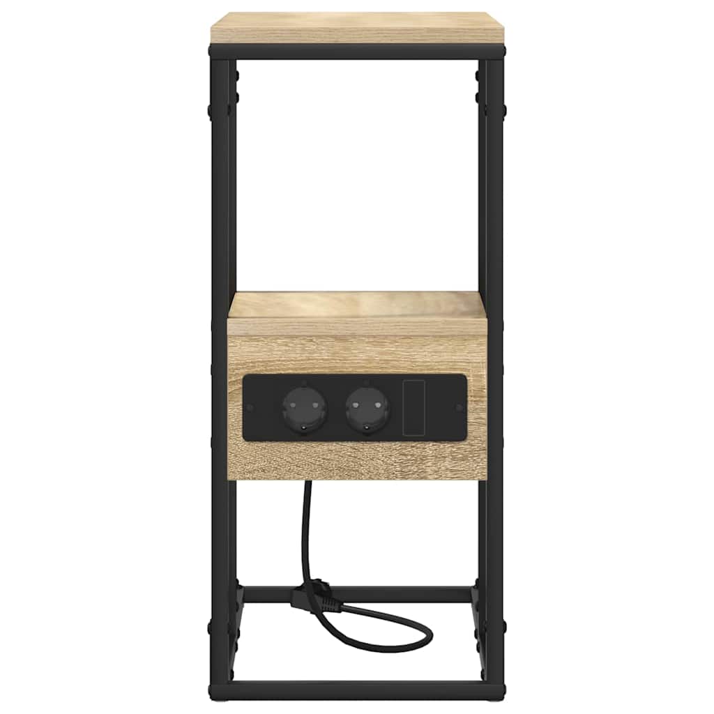 Armário de Cabeceira Carvalho sonoma 41.5 x 26 x 60.5 cm