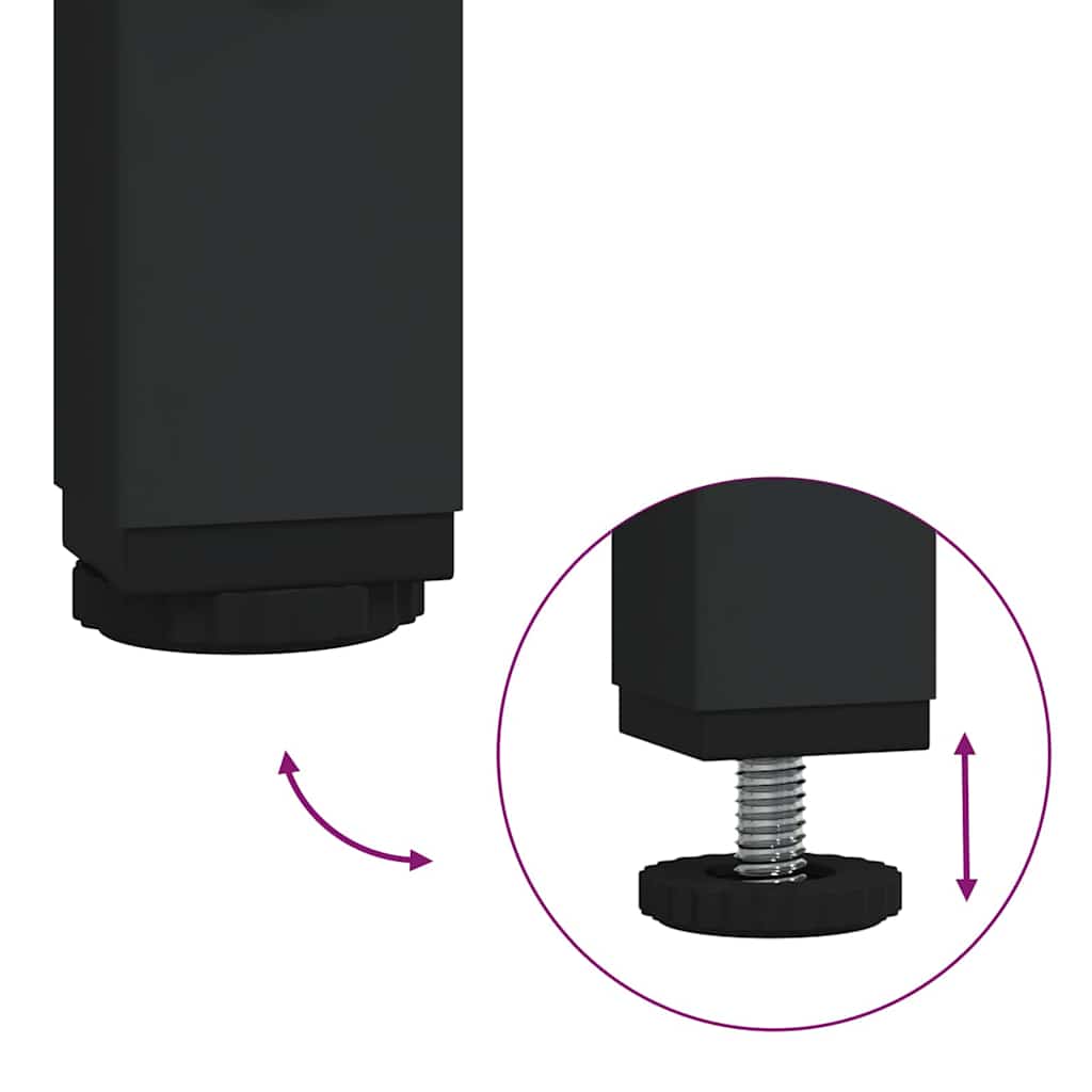 Cabeceira de armazenamento com prateleira Carvalho preto 75 cm