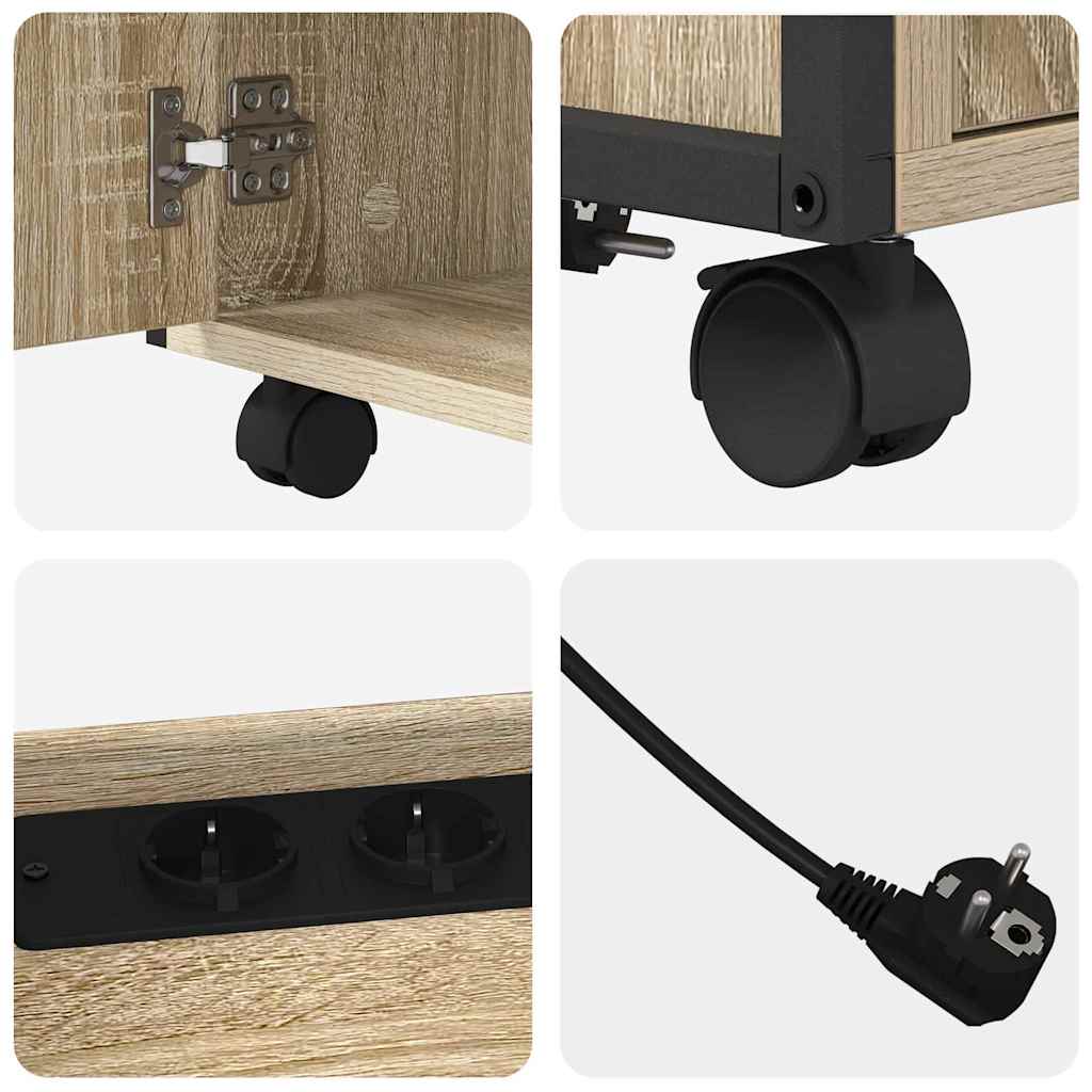 Gabinete de Escritório com Estação de Carregamento com roda