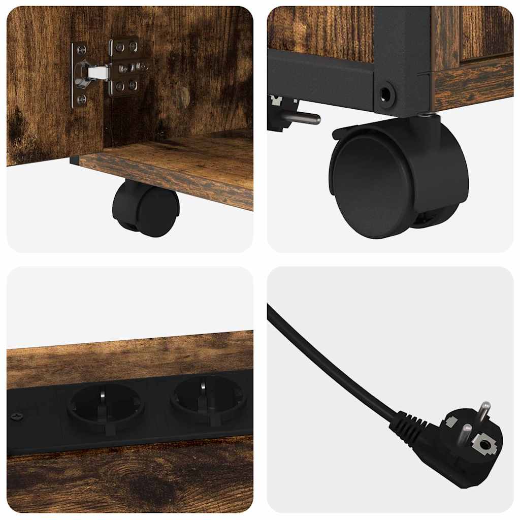 Gabinete de Escritório com Estação de Carregamento com roda