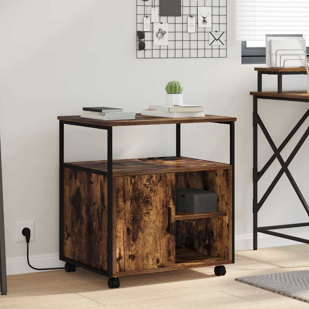 Gabinete de Escritório com Estação de Carregamento com roda