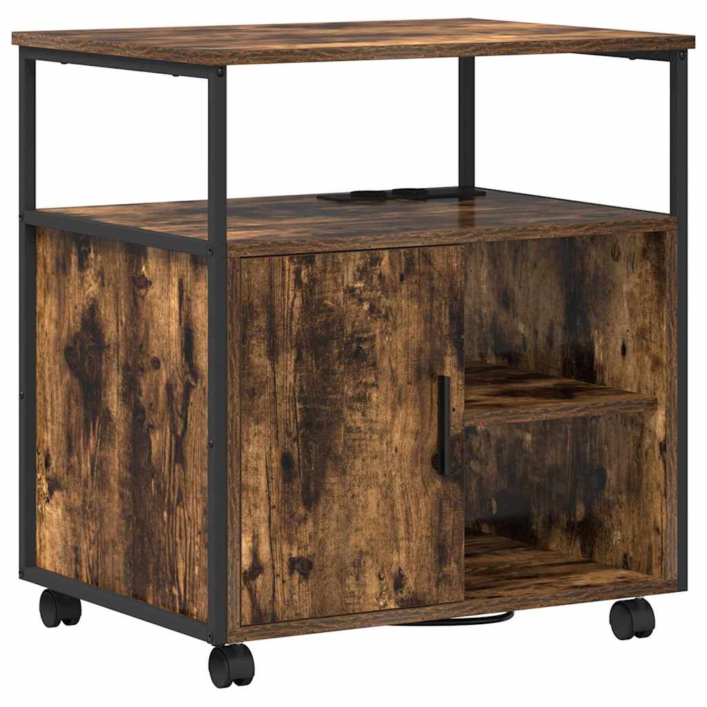 Gabinete de Escritório com Estação de Carregamento com roda