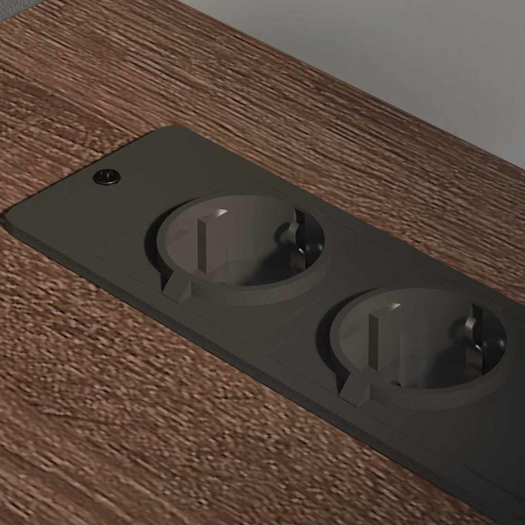 Gabinete de Escritório com Estação de Carregamento com roda