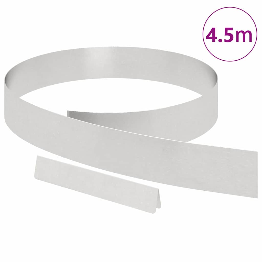 Acabamento para Gramado Prateado 450 x 0.05 x 15 cm