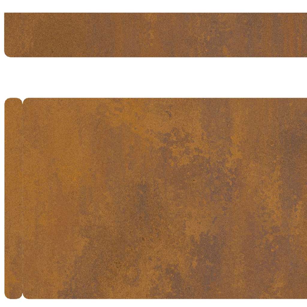 Acabamento para Gramado Ferro Enferrujado 450 x 0.05 x 15 cm