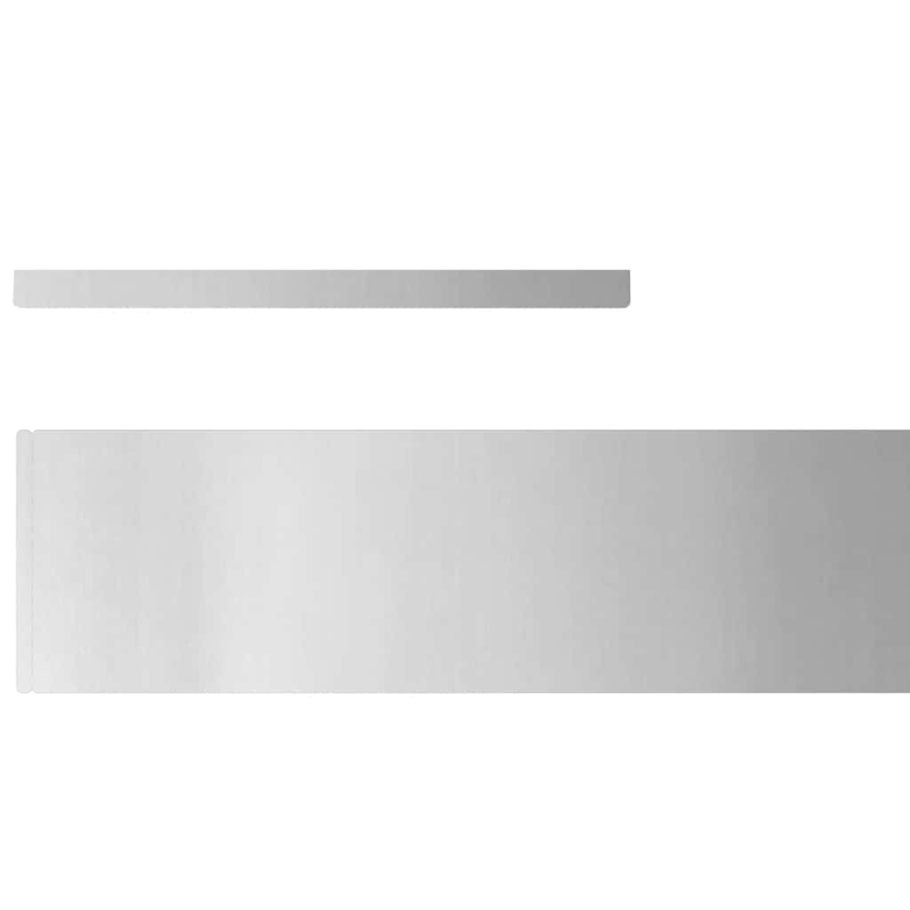 Acabamento para Gramado Prateado 450 x 0.05 x 15 cm