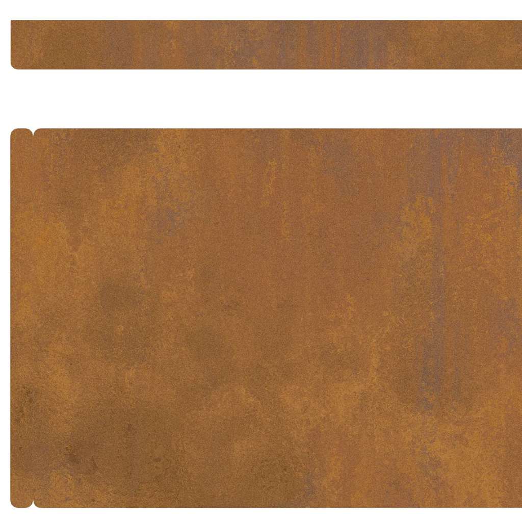 Acabamento para Gramado Ferro Enferrujado 450 x 0.05 x 15 cm