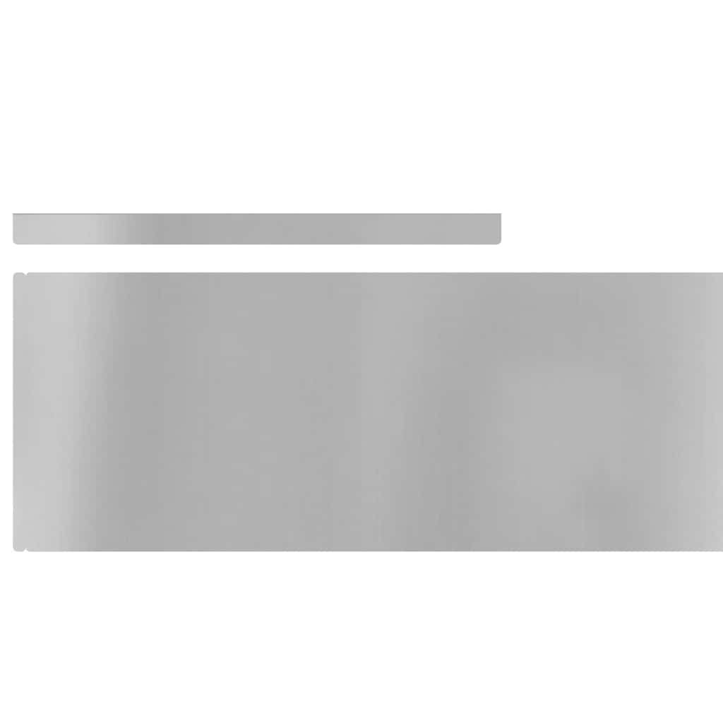 Acabamento para Gramado Prateado 450 x 0.05 x 15 cm