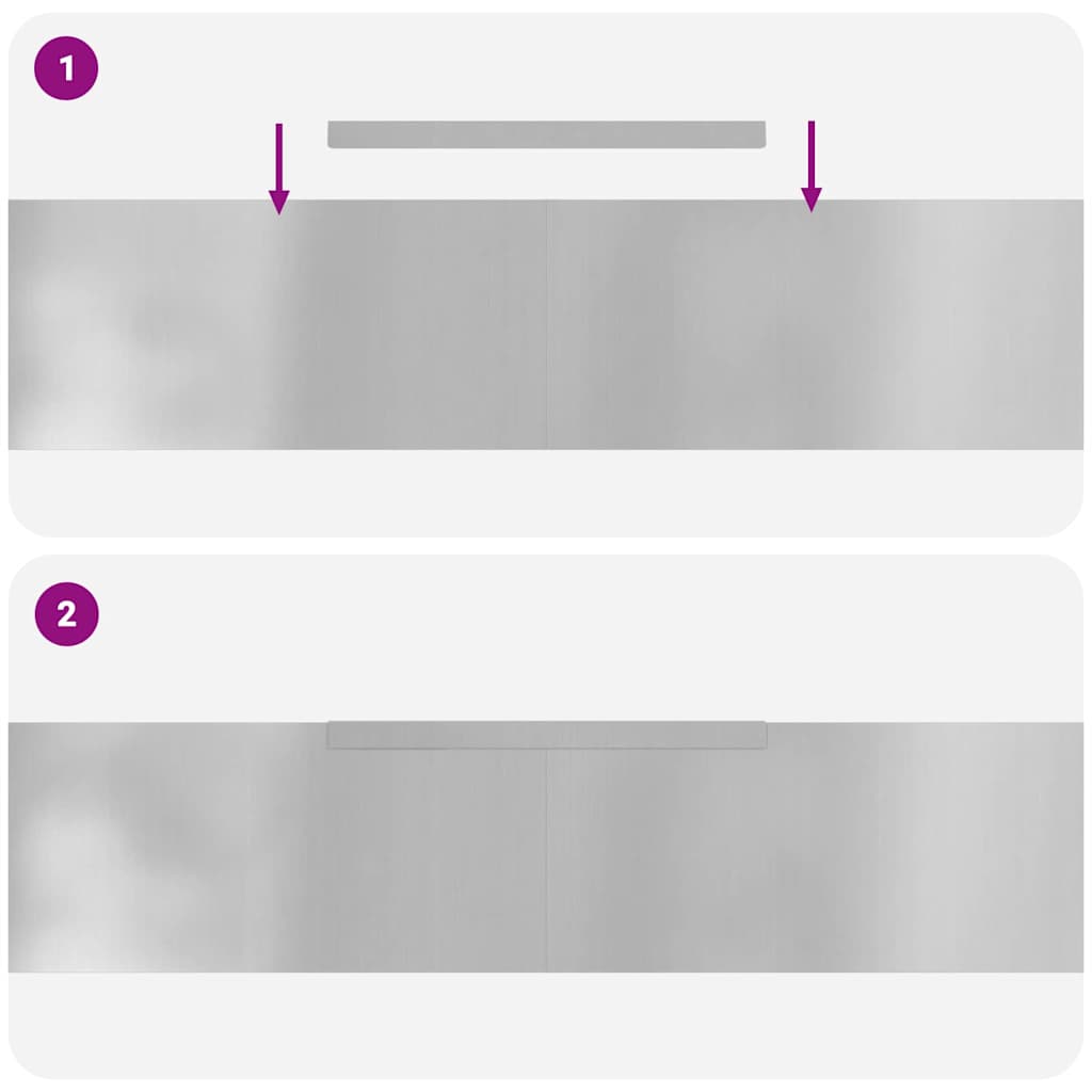 Acabamento para Gramado Prateado 450 x 0.05 x 15 cm