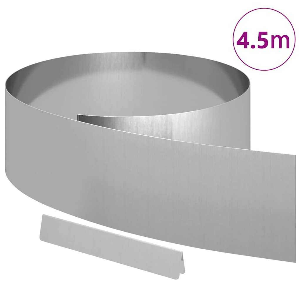 Acabamento para Gramado Prateado 450 x 0.05 x 15 cm