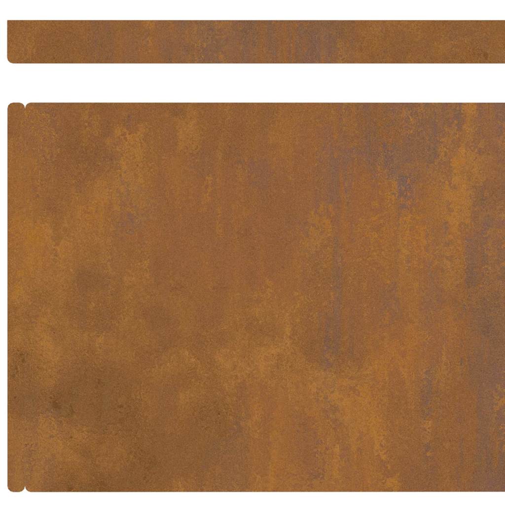 Acabamento para Gramado Ferro Enferrujado 450 x 0.05 x 15 cm