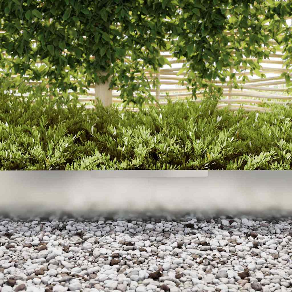 Acabamento para Gramado 4 pcs Prateado 450 x 0.05 x 15 cm