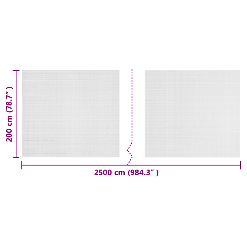 Rede de Insetos Branco 2 x 25 m HDPE